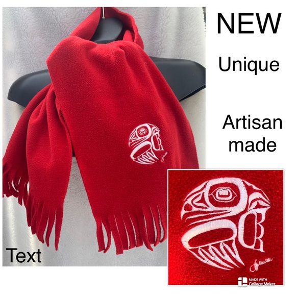 NEW 🧣 NATIVE Artisan Made Scarf with Unique Design - Picture 1 of 14